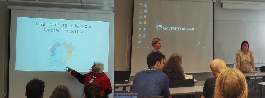 Liisa Holmberg; Erika Sarivaara and Marja-Liisa Olthuis