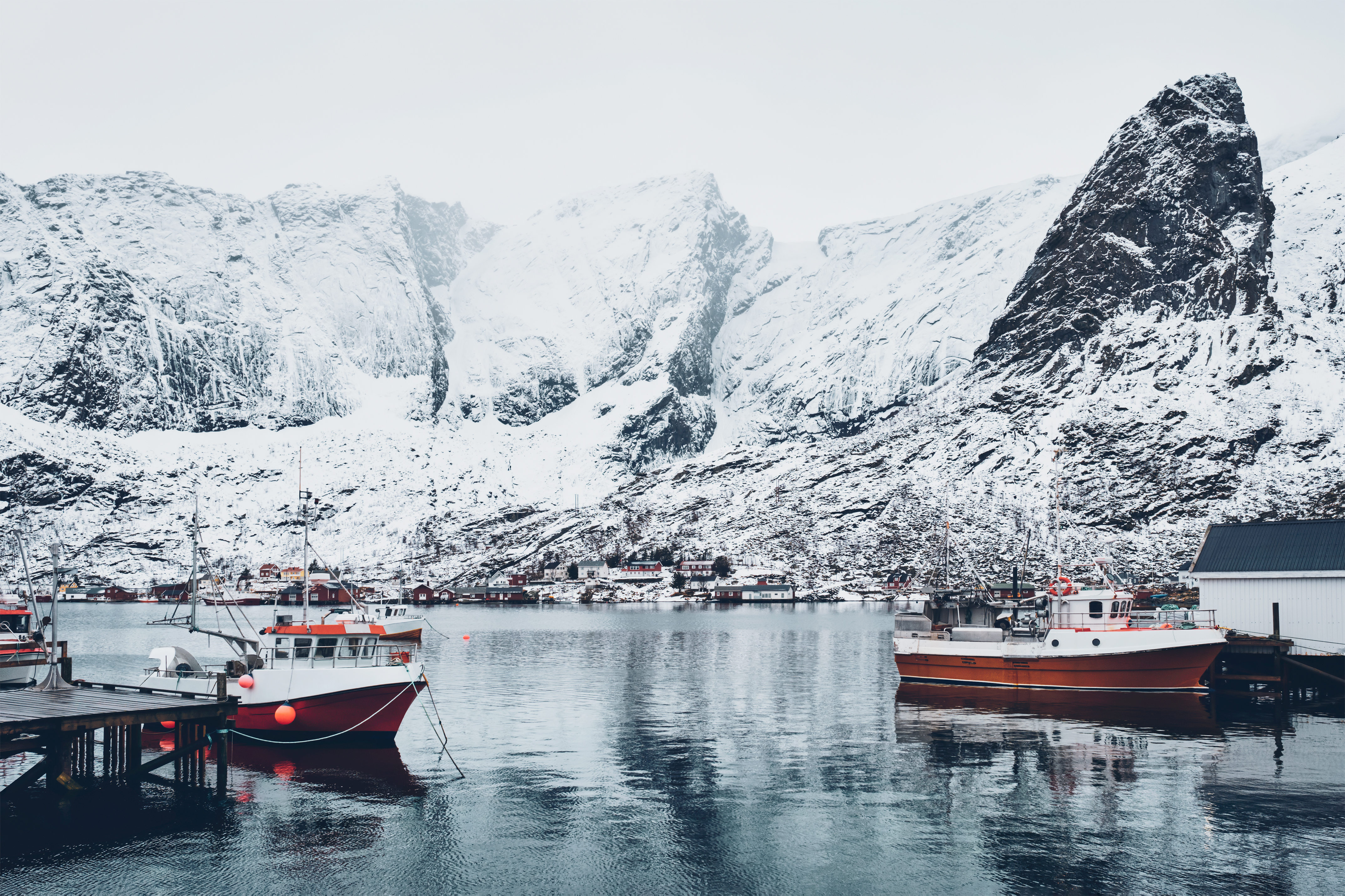 Reine Fishing Village Norway 7QASYD9