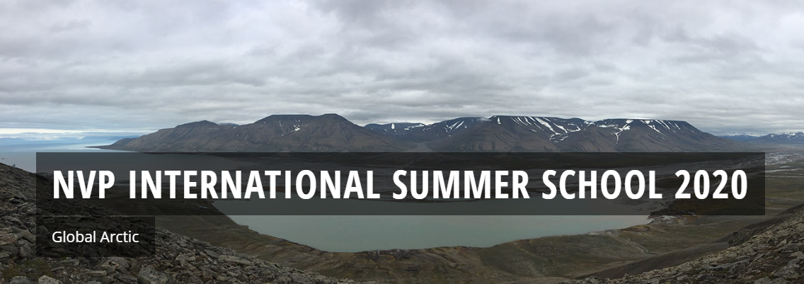 NVP Summer School Global Arctic 2020 Banner