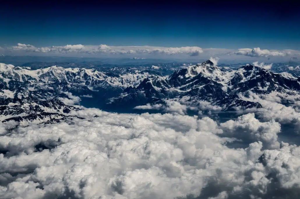 A View Of The Himalayan Mountains In Ghandruk