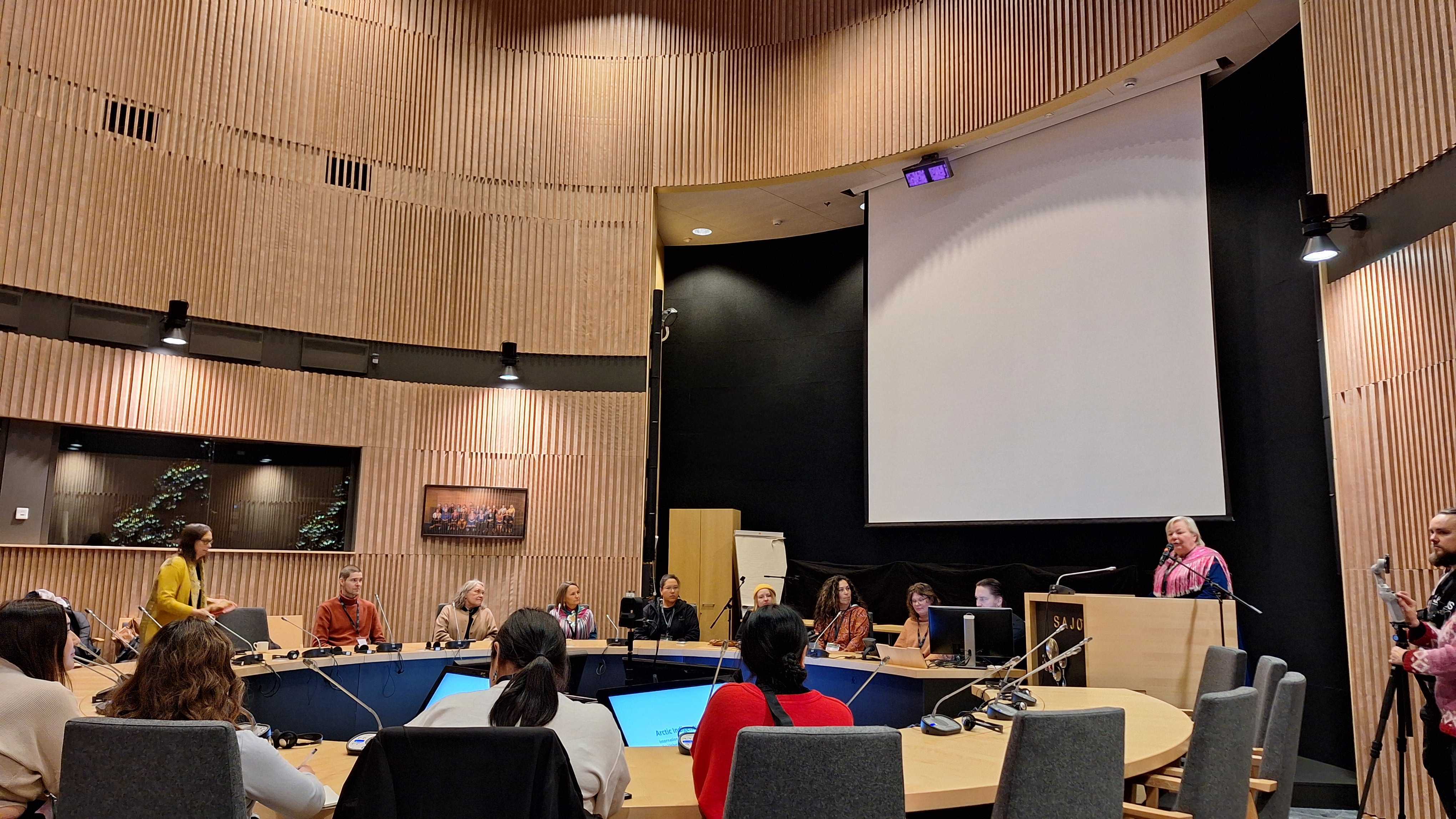 Panel Discussion at Sajos. Moderator: Liisa Holmberg